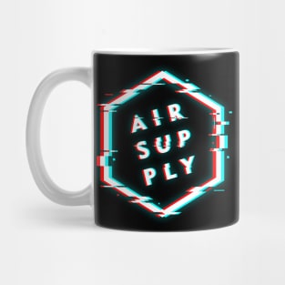 AIR SUPPLY POLYGON GLITCH Mug